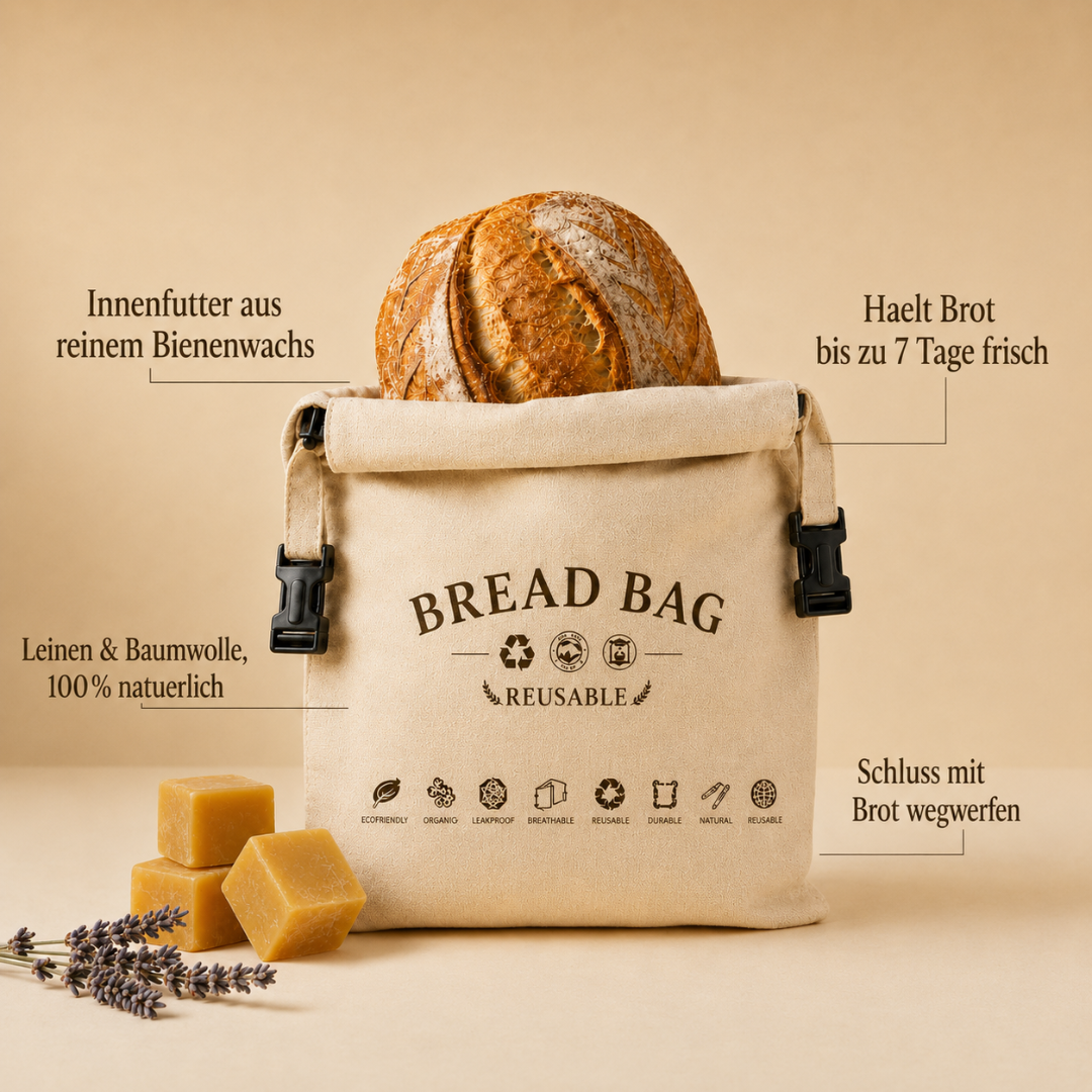 Eryno – Brotbeutel aus Bienenwachs